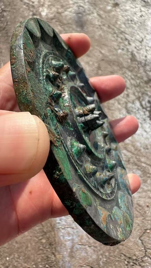 古玩銅器銅鏡真品鑒賞圖