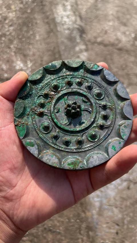 古玩銅器銅鏡真品鑒賞圖