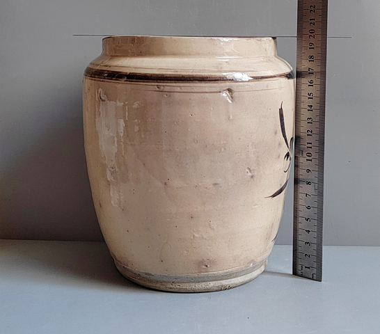 古玩陶瓷磁州窯罐真品鑒賞圖