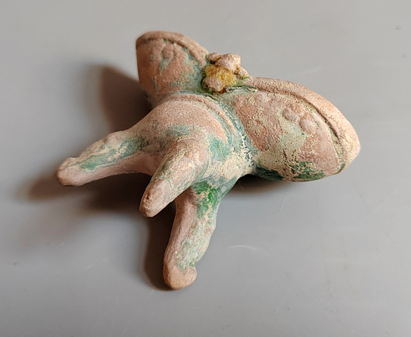 古玩陶瓷明三彩爵杯真品鑒賞圖