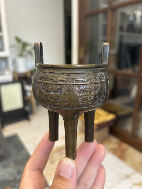 古玩銅器銅鼎爐真品鑒賞圖