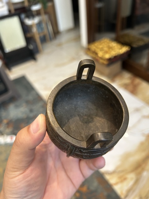 古玩銅器銅鼎爐真品鑒賞圖