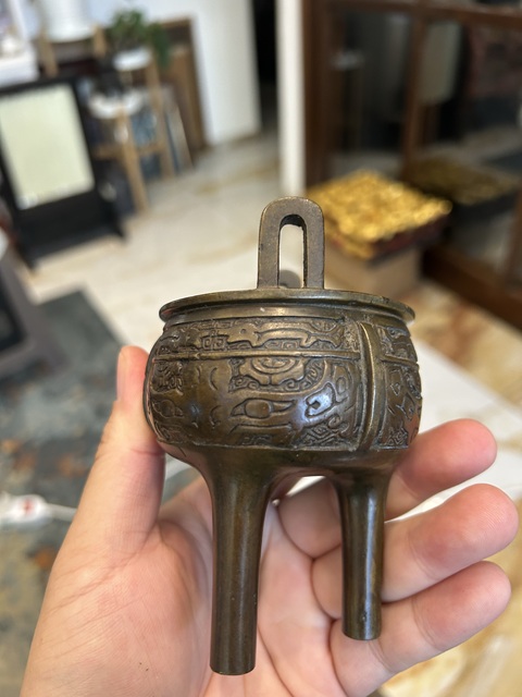 古玩銅器銅鼎爐真品鑒賞圖