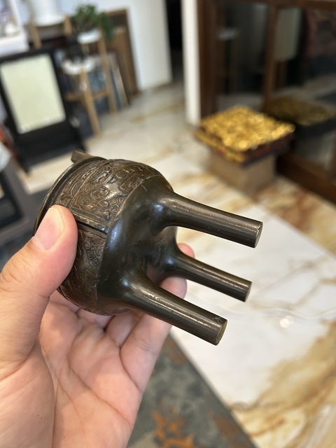 古玩銅器銅鼎爐真品鑒賞圖