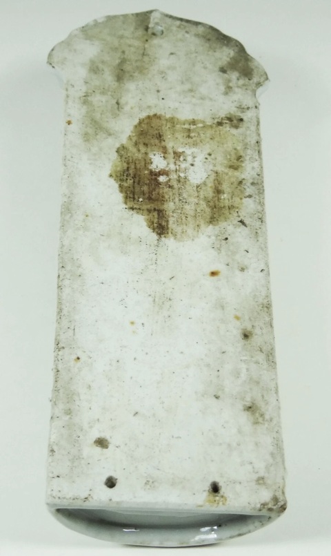古玩陶瓷寶文氏 淺絳彩花鳥(niǎo)壁瓶真品鑒賞圖