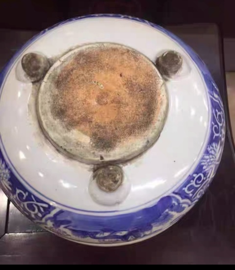 古玩陶瓷青花香爐真品鑒賞圖