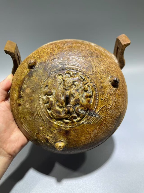 古玩陶瓷漢· 蟠螭鳳紋鼎拍賣,當(dāng)前價格4500元