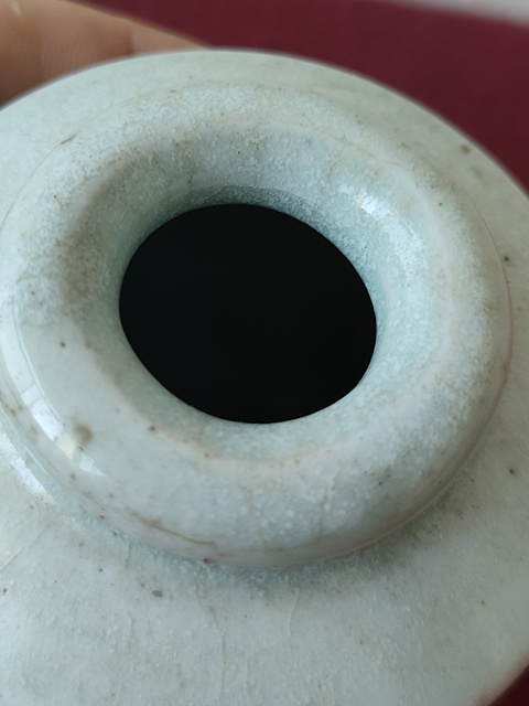 古玩陶瓷青白釉唇口梅瓶拍賣,當前價格900元