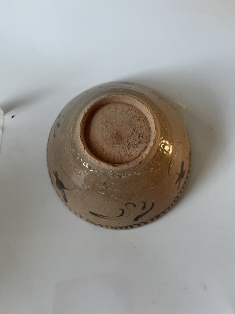 古玩陶瓷明代青花碗拍賣,當前價格20元