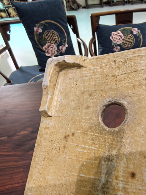 古玩陶瓷青花荷花紋四方花盆真品鑒賞圖