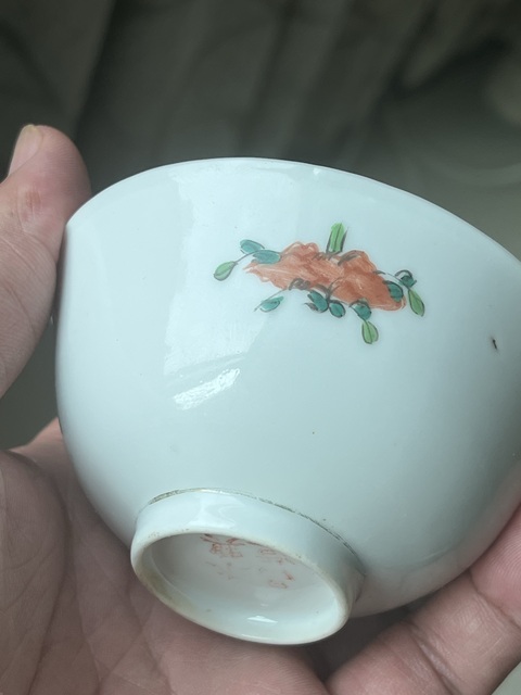 古玩陶瓷民國 粉彩碗真品鑒賞圖