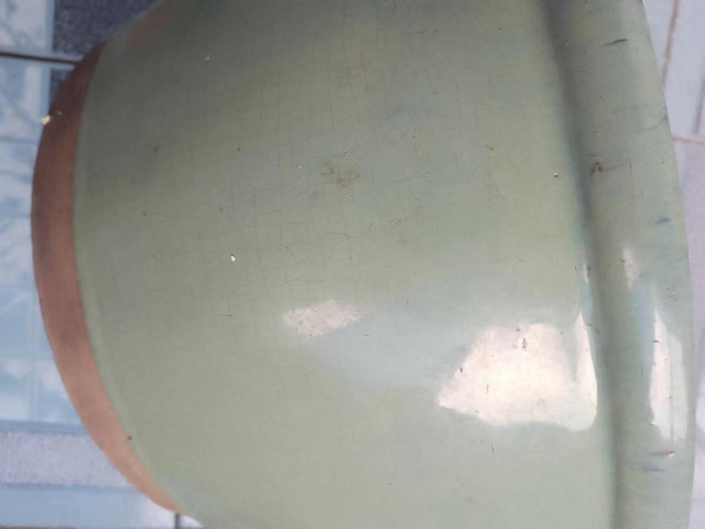 古玩陶瓷石灣窯鈞釉案缸真品鑒賞圖