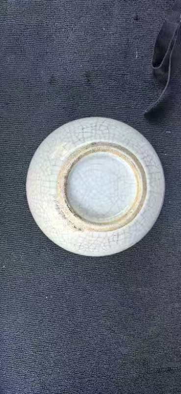 古玩陶瓷哥釉水洗真品鑒賞圖