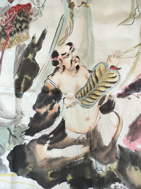 古玩字畫八仙過海真品鑒賞圖