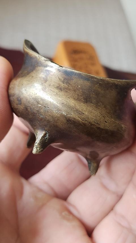 古玩銅器銅爐真品鑒賞圖