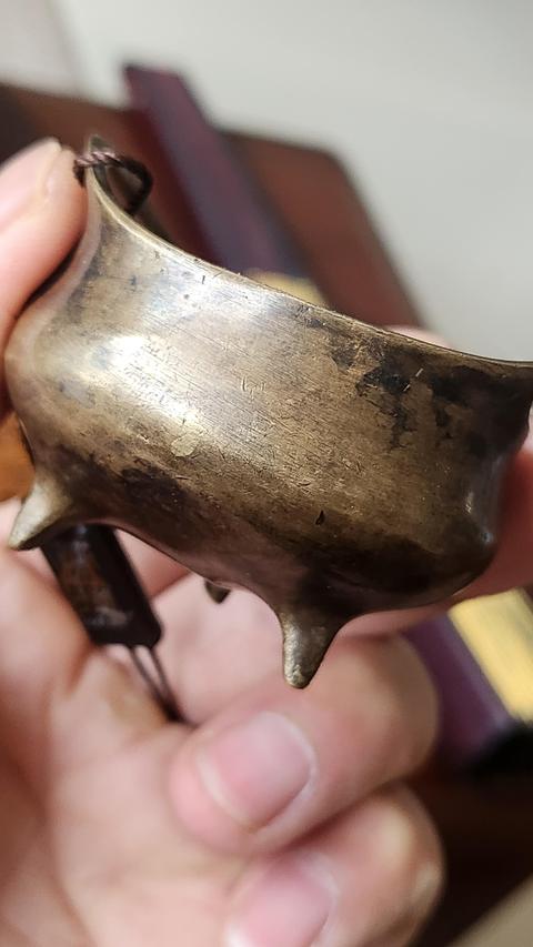 古玩銅器銅爐真品鑒賞圖