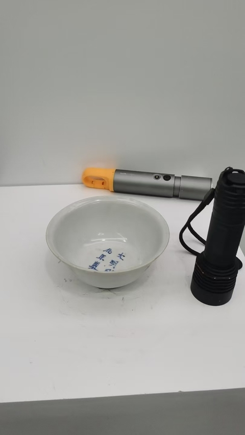 古玩陶瓷甜白釉茶碗真品鑒賞圖