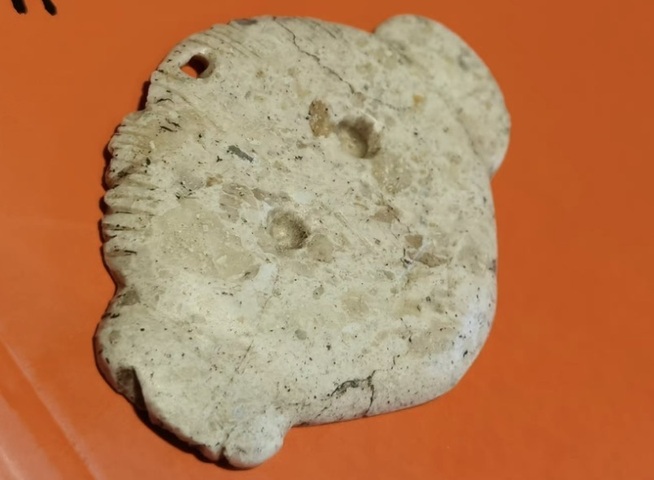 古玩玉器玉人面真品鑒賞圖