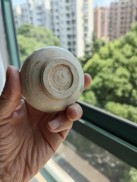 古玩陶瓷景德鎮(zhèn)窯系青白釉茶入真品鑒賞圖