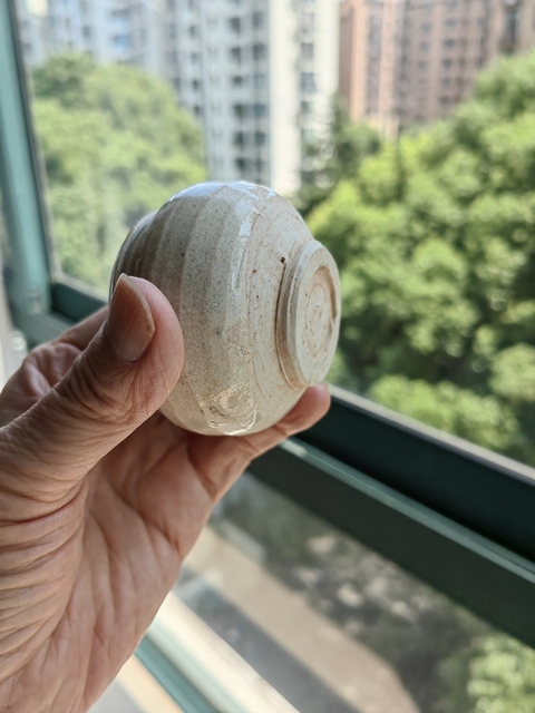 古玩陶瓷景德鎮(zhèn)窯系青白釉茶入真品鑒賞圖