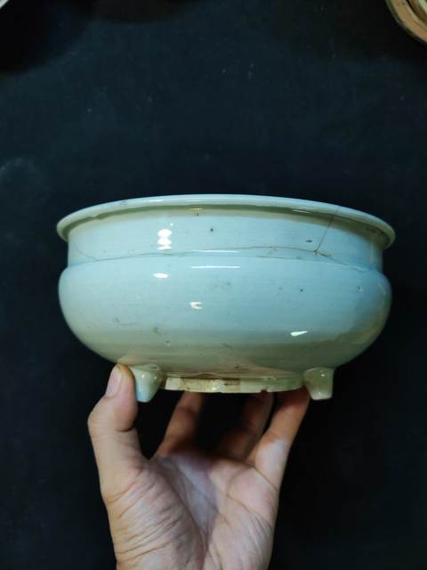 古玩陶瓷明代香爐真品鑒賞圖