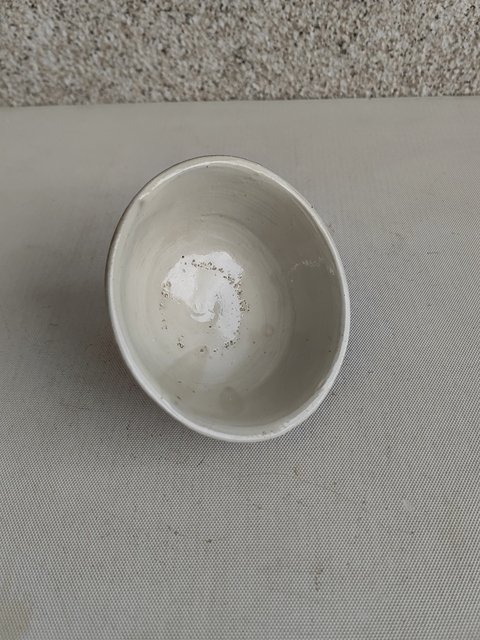 古玩陶瓷磁州窯白釉茶碗拍賣,當前價格580元