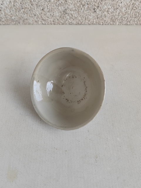 古玩陶瓷磁州窯白釉茶碗拍賣,當前價格580元