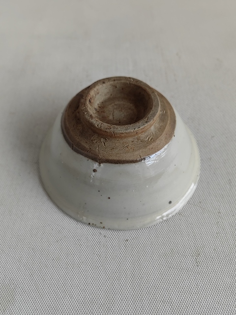古玩陶瓷磁州窯白釉茶碗拍賣,當前價格580元