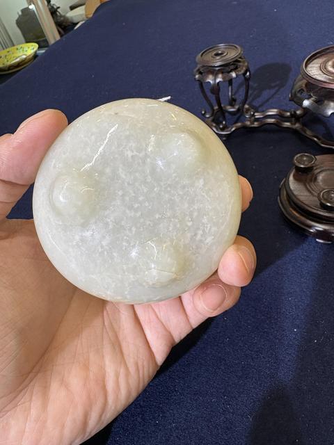 古玩玉器玉瓶。爐真品鑒賞圖