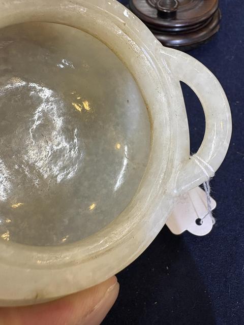 古玩玉器玉瓶。爐真品鑒賞圖