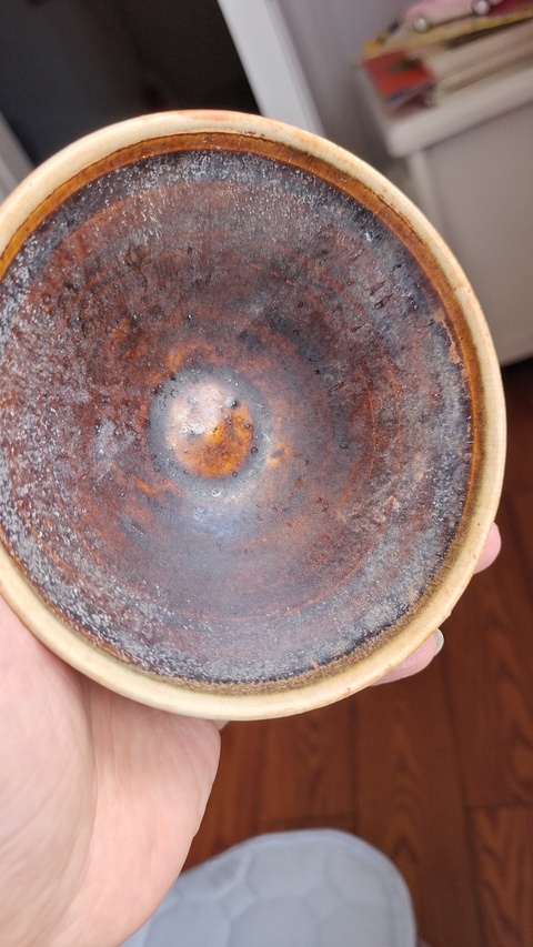古玩陶瓷宋贛州窯白覆輪茶盞拍賣，當前價格5188元