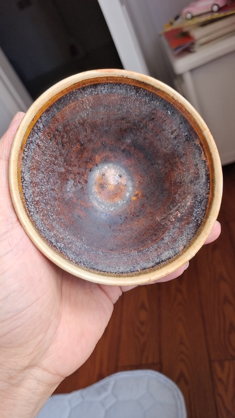 古玩陶瓷宋贛州窯白覆輪茶盞拍賣，當前價格5188元
