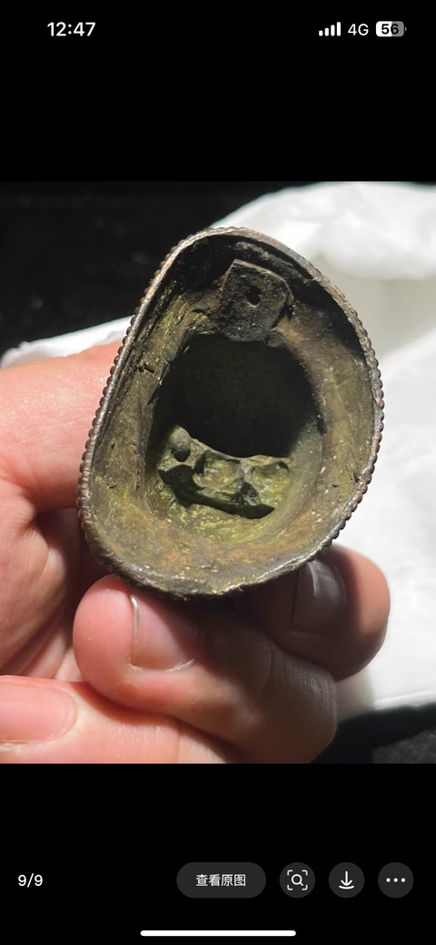古玩銅器銅四臂觀音真品鑒賞圖