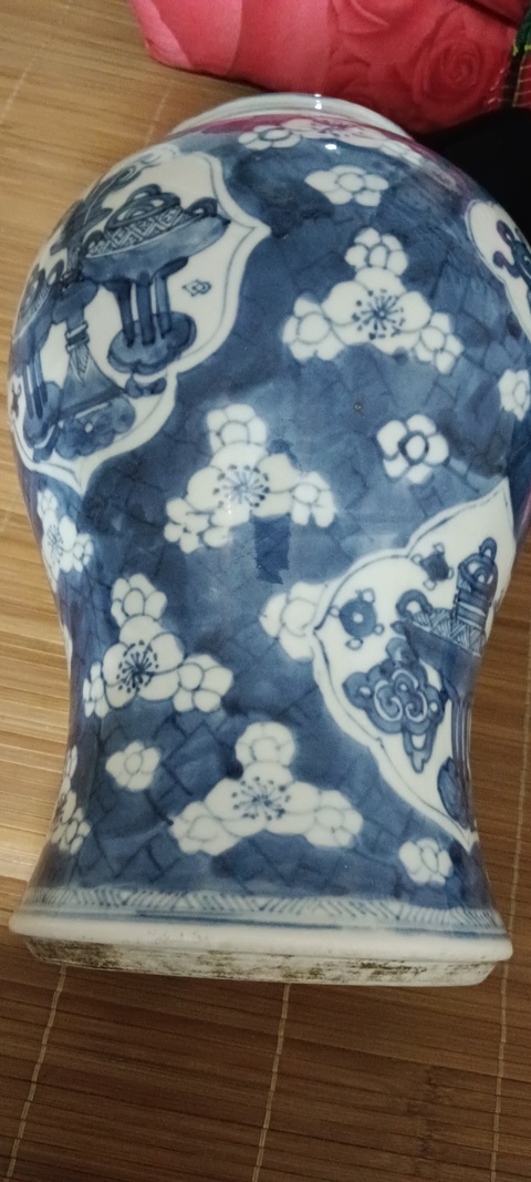 古玩陶瓷康熙青花半截鳳尾尊拍賣，當前價格8500元