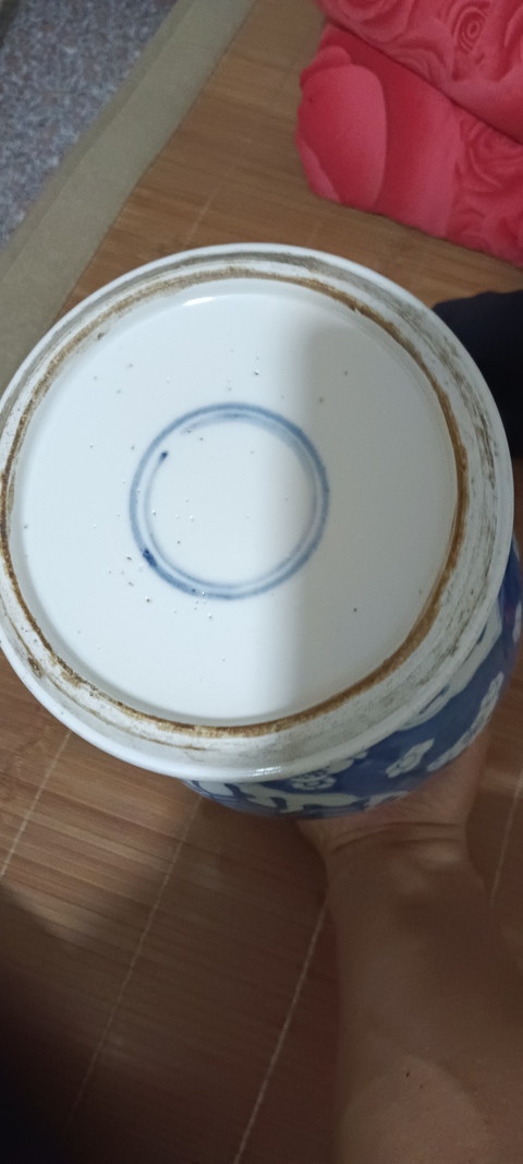 古玩陶瓷康熙青花半截鳳尾尊拍賣，當前價格8500元