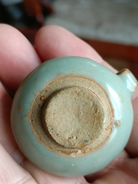 古玩陶瓷館藏級珍品南宋精品龍泉青瓷鳥食罐拍賣，當前價格2980元