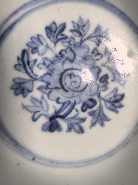 古玩陶瓷明成化青花花卉紋碗拍賣,當前價格15980元