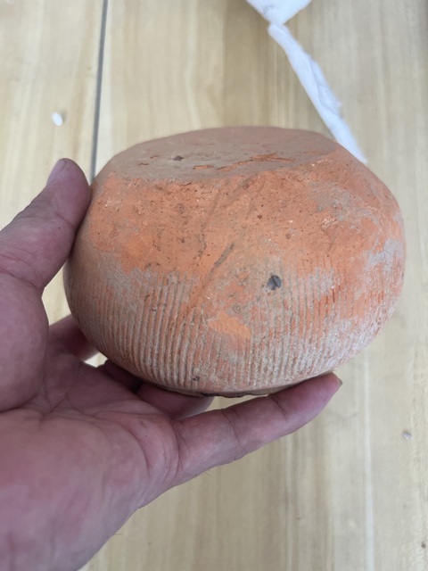 古玩陶瓷漢代紅陶真品鑒賞圖