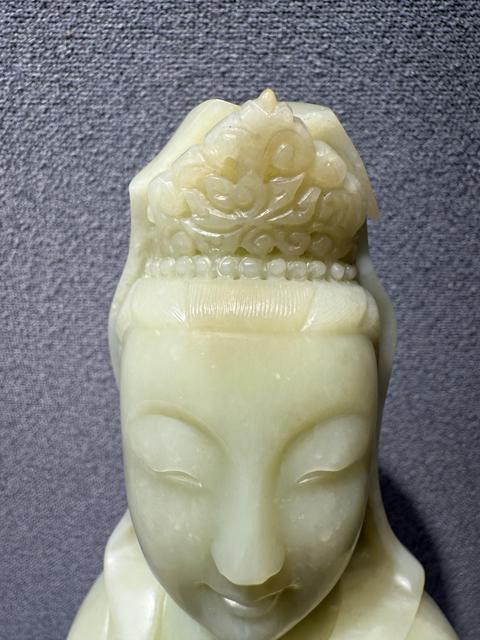 古玩玉器清代黃玉雕件真品鑒賞圖