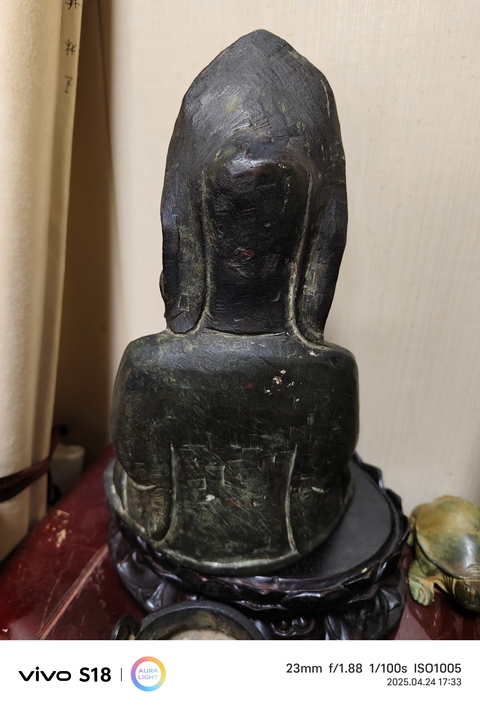 古玩銅器觀音真品鑒賞圖