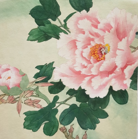 古玩字畫西南中國畫院副院長歐陽國德花卉拍賣,當前價格899元
