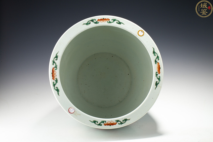 古玩陶瓷粉彩缸真品鑒賞圖