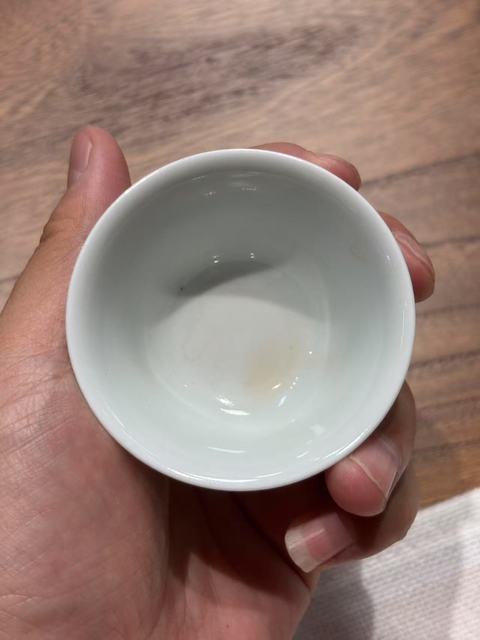 古玩陶瓷青花夔龍紋茶碗，疑似復(fù)窯真品鑒賞圖