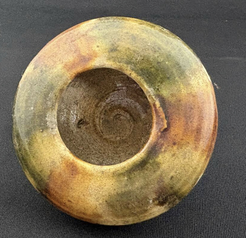 古玩陶瓷三彩水盂真品鑒賞圖