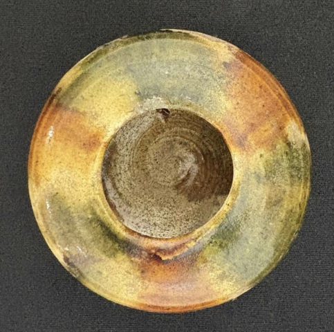 古玩陶瓷三彩水盂真品鑒賞圖