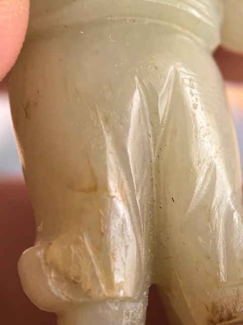 古玩玉器玉童子真品鑒賞圖