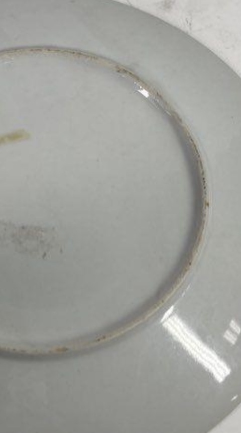古玩陶瓷人物紋盤真品鑒賞圖