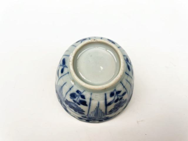 古玩陶瓷清康熙·青花花卉花口杯拍賣，當前價格0元