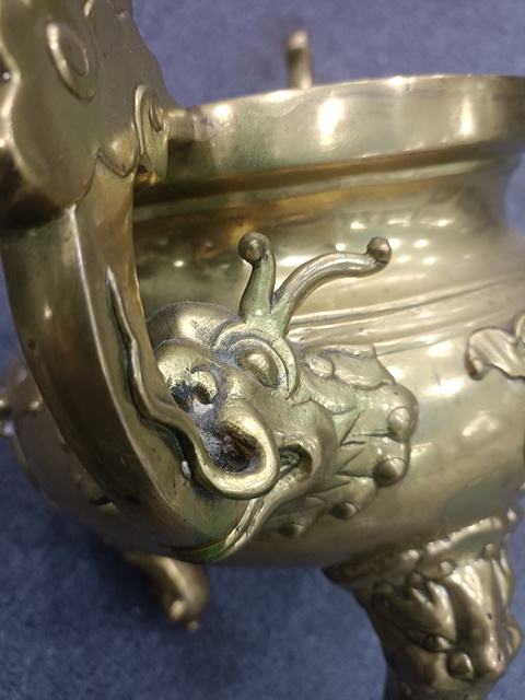 古玩銅器熏爐真品鑒賞圖