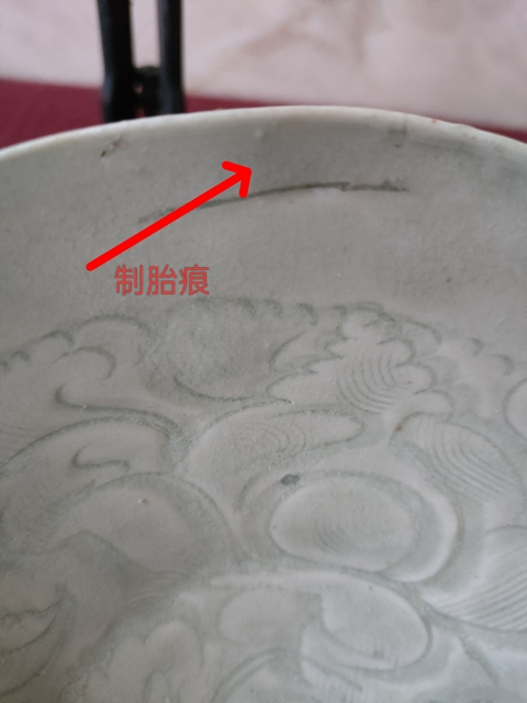 古玩陶瓷湖田窯青白釉刻花娃娃碗真品鑒賞圖